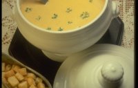 Рецепт вегетарианского супа из картофеля с луком-пореем